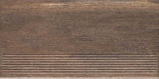 Ступень фронтальная Hazard Brown Простая 30х60 матовая