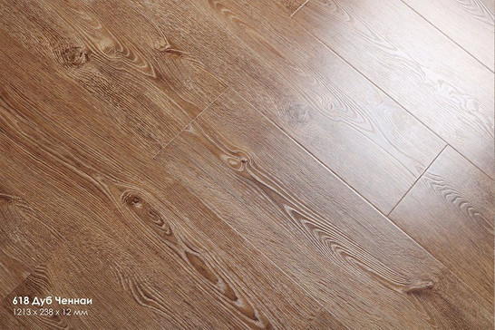 Ламинат Floorwood 618 Дуб Ченнаи 1213х238х12 12 мм 34 класс с фаской фото Ламинат Floorwood 618 Дуб Ченнаи 1213х238х12 12 мм 34 класс с фаской