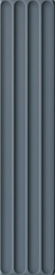 Настенная плитка Plinto In Blue Matt 10.7х54.2 DNA Tiles матовая, рельефная (структурированная) керамическая 78803288