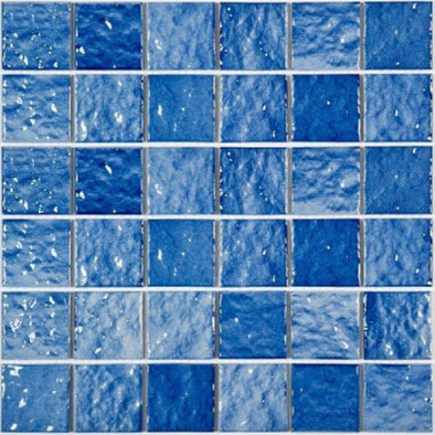 Мозаика PW4848-21 керамика 30.6х30.6 см глянцевая чип 48х48 мм, синий