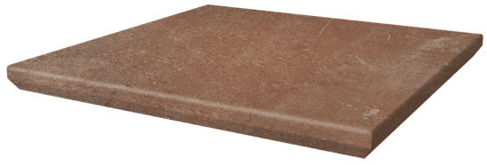 Ступень угловая Scandiano Rosso Kapinos Stopnica Narozna 32.8х32.8 клинкер матовая Paradyz Ceramika 00000085811