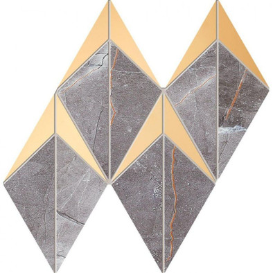 Мозаика Brainstorm Graphite 23,1x19,6 MS-01-258-0231-0196-1-011 керамика глянцевая, бежевый, серый 5903238037280