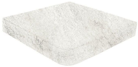 Ступень угловая Evolution White stone 1 Rect угл керамогранит