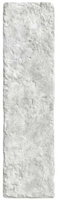 Керамогранит Denver White 7.5x28 Monopole матовый, рельефный (рустикальный) настенная плитка