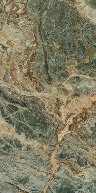 Панно SG593522RA/D Риальто Нобиле 1 Зелёный лаппатированный обрезной  119,5x238,5x0,9 Kerama Marazzi