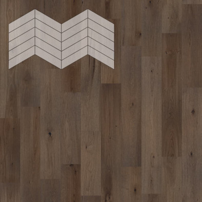 Паркетная доска Lab Arte Chevron Дуб Селект Кайт лак французская елка 400/328х125х14/3/60°