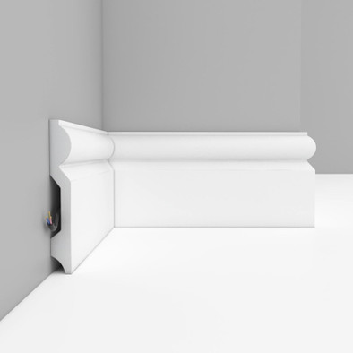 Плинтус напольный D137 ДМ Decomaster дюрополимер 2000х100х14 мм