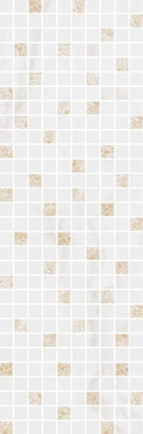 Декор MM12112 Астория Белый Мозаичный 25x75 Kerama Marazzi глянцевый керамический фото Декор MM12112 Астория Белый Мозаичный 25x75 Kerama Marazzi глянцевый керамический
