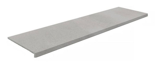 Ступень фронтальная Mayor Stromboli Silver Peldano 33х120 керамогранит матовая