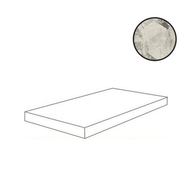 Ступень угловая Forte dei Marmi Ceppo Apuano Pearl Scalino Angolo Sx 33x60 керамогранит матовая Atlas Concorde 620070802307