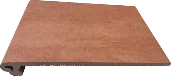 Ступень фронтальная Klinker Gradino Appia 26x35 клинкер антискользящая (grip), матовая Domus Linea Strade Romane DGKKAP