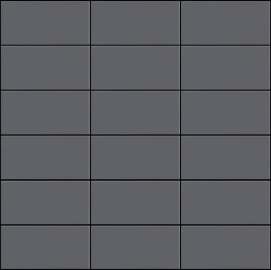 Мозаика Seta Fumo керамика 30х30 см Appiani матовая чип 50х100 мм, серый SET 2003