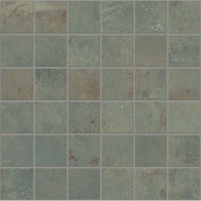 Мозаика Supergres Irony Oxide Mosaico 30x30 керамогранит матовая, бежевый, зеленый IOXM