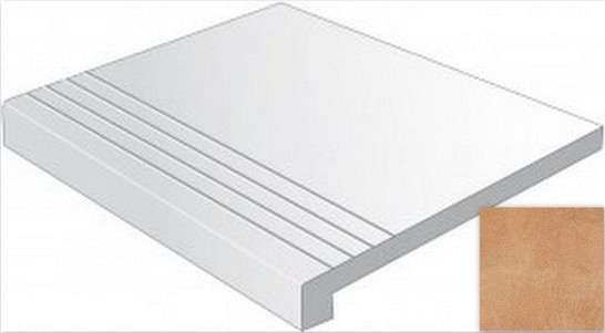 Ступень фронтальная Alarcon Gradone Antideslizante Barro 30x30 керамогранит