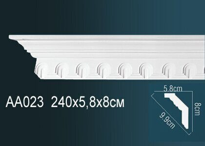 Перфект Карниз потолочный с рисунком AA023