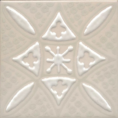 Декор KMD3STA017GN Бахия 2 бежевый светлый глянцевый 9,8x9,8x0,7 Kerama Marazzi керамический