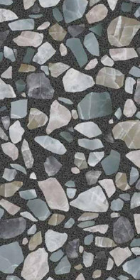 Керамогранит Gemstone Dark Shards Lux 3D Rett 60x120 Versace полированный универсальная плитка PF60013148