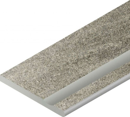 Керамогранит Нордика Сильвер Бортик 30x60 с Выемкой Закругленный Правый Italon x2 матовый 620090001061