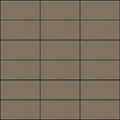 Мозаика Seta Bruno керамика 30х30 см Appiani матовая чип 50х100 мм, коричневый SET 2023