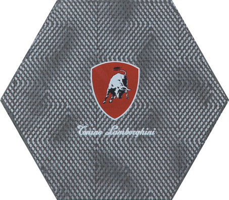 Декор TL20ID80 Indy Decoro Logo TL Esagono lato 20 36.4х40 Tonino Lamborghini матовый керамический