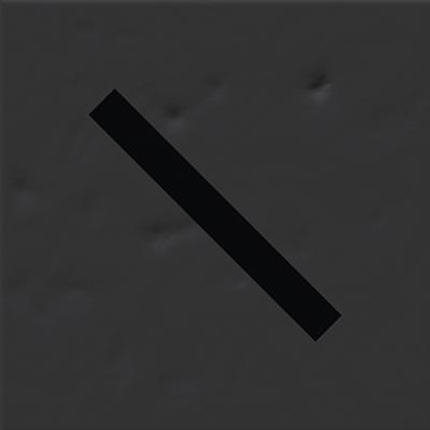 Декор Virgola Basalto 20x20 глянцевый керамический