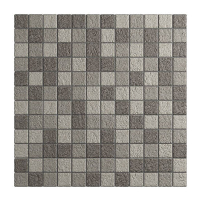 Мозаика Mix Lapis 2 керамогранит 30х30 см Appiani противоскользящая чип 25х25 мм, бежевый, серый XLAP 702
