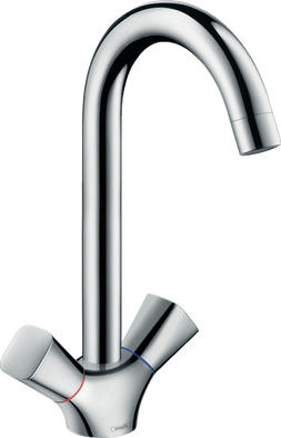 Смеситель Hansgrohe Logis для кухни с двумя рукоятками