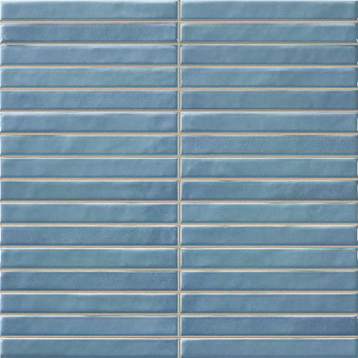 Настенная плитка Kromo Pencil Teal 35х35 La Platera матовая керамическая 00000040897