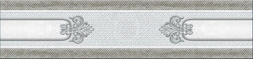 Бордюр 350 Eclipse Grey 7х30 Eurotile Ceramica Istambul Grey глянцевый керамический