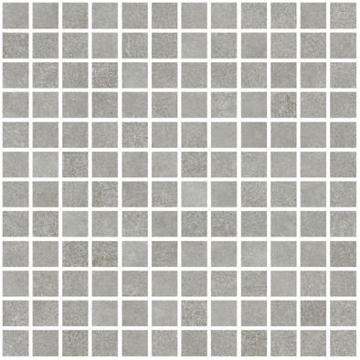 Мозаика Living Ceramics Floss Mosaic Silver Natural 30x30 керамогранит матовая чип 25х25 мм, серый LV11416