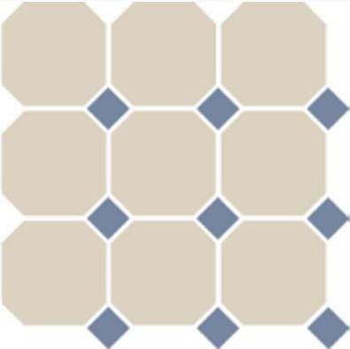 Керамогранит 4416 oct11-1ch White 16/Blue Cobalt Dots 11 30x30 напольный матовый