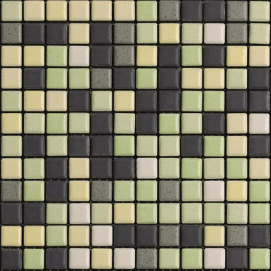 Мозаика Mix Standard Energy 3 керамика 30х30 см Appiani матовая чип 25х25 мм, бежевый, зеленый, коричневый XENE 703