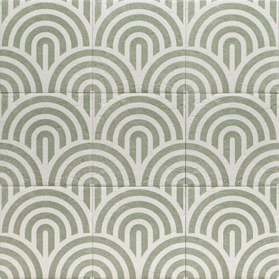 Декор Decor Green Three 20х20 Mainzu керамогранит матовый PT03848