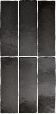 Настенная плитка Magma Black Coal керамическая