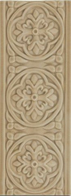 Бордюр Relieve Palm Beach Silver Sands 7,5x19,8 глянцевый керамический