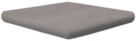 Ступень угловая Cartabon ML Portland Grey (R12) 33x33 клинкер матовая Exagres n170240