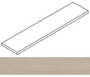 Ступень угловая Fusion Oak Pure Scalino Ang. Sx 33x120 керамогранит матовая Atlas Concorde 620070003285