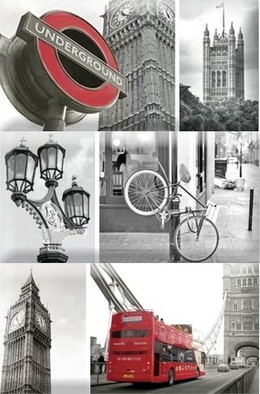 Панно Composicion London Calling D керамическое фото Панно Composicion London Calling D керамическое