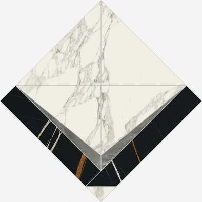 Декор Шарм Делюкс Арабескато Интарсио Charme Deluxe Arabescato Intarsio 56.4x56.4 люкс керамогранит