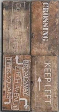 Декор Serenissima and Cir New York Road Sighs Mix Chelsea 10x20, матовый керамогранит