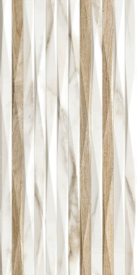 Настенная плитка TWU2550EPH14 рельефная Euphoria 24.9х50 Almaceramica глянцевая керамическая 