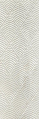 Настенная плитка 1111 Elize White Rustic 30х90 Sina Tile глянцевая, рельефная (структурированная) керамическая УТ000029590