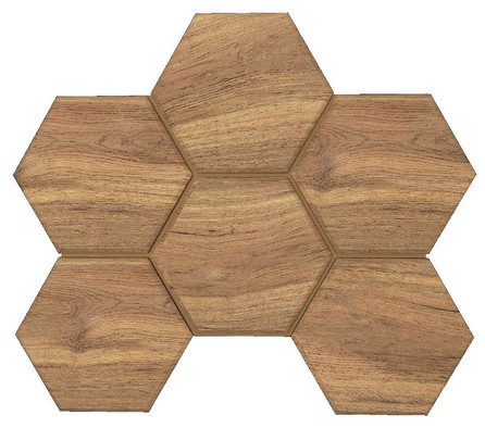 Мозаика SI02 Hexagon 25x28,5x10 неполированная керамогранит фото Мозаика SI02 Hexagon 25x28,5x10 неполированная керамогранит