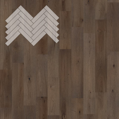 Паркетная доска Lab Arte Английская елка Дуб Селект Кайт лак 500х110х14/3