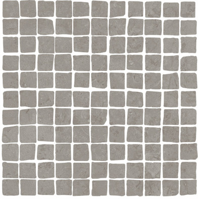 Мозаика MBS002 Про Лаймстоун Спакко Мозаичный Серый матовый керамогранит 20х20 см Kerama Marazzi