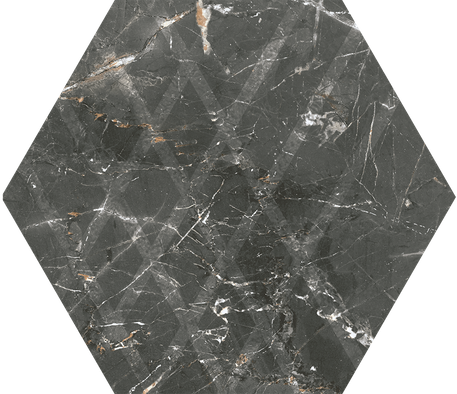 Керамогранит Marvelstone Grey Heksagon Gres Szkl. Mat. Paradyz Ceramika 17.1х19.8 матовый универсальный 5900144011533