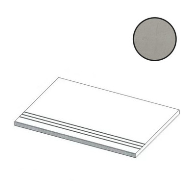 Ступень фронтальная Rinascente Grey Gradino Lineare 30x60 керамогранит матовая Atlas Concorde 620040000132