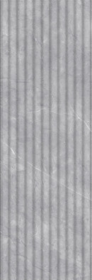 Настенная плитка Андора Грэй 349 рельеф горизонтальный 32.5х100 Eurotile Ceramica керамическая