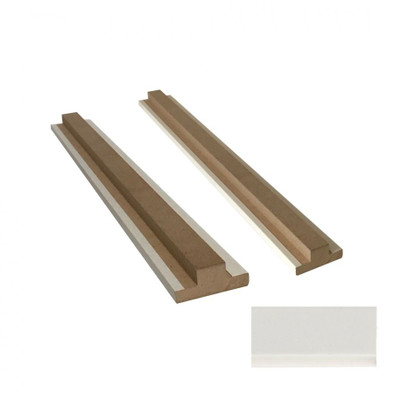 Заглушка торцевая для Бруса декоративного Ликорн 40 мм кремовая