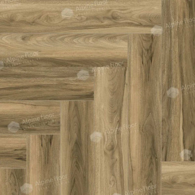 SPC ламинат Alpine Floor ECO 22-6 МС Орех Акорн Nut 43 класс 600х125х4 мм (каменно-полимерный) с фаской